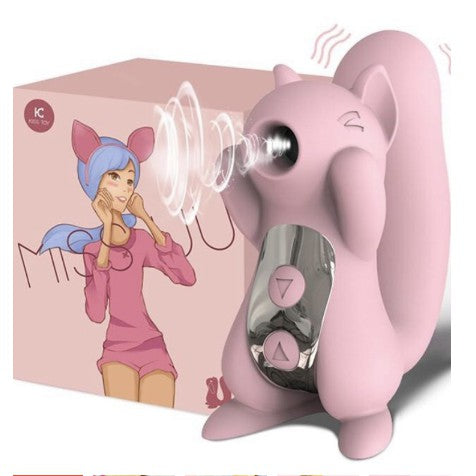 KISS TOY 小松鼠｜強震吸允震動棒