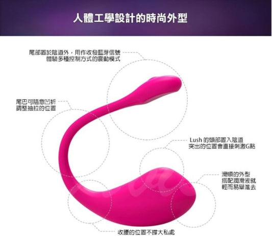 Lush｜穿戴無線 超強震跳蛋
